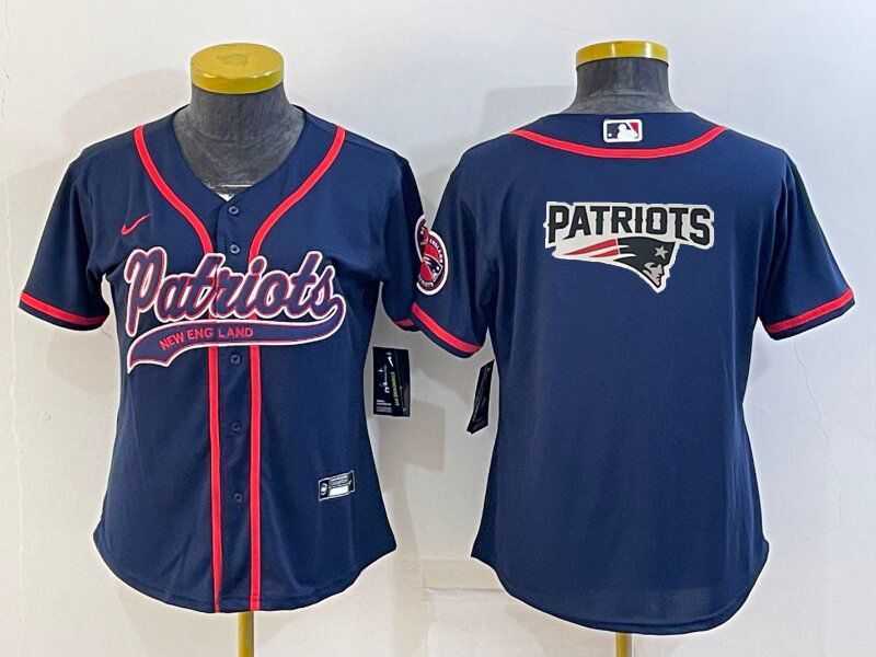 Women's New England Patriots #10 Mac Jones Navy Blue Team Big Logo With Patch Cool Base Stitched Baseball Jersey,We sell and wholesale Women's New England Patriots #10 Mac Jones Navy Blue Team Big Logo With Patch Cool Base Stitched Baseball Jersey on line form chian!
